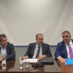 Επίσκεψη του Υφυπουργού κ. Σπανάκη και του βουλευτή κ. Πλεύρη στο Επιμελητήριο Αχαΐας.
