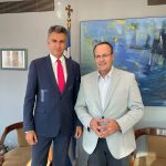 Συνάντηση Προέδρου Επιμελητηρίου Αχαΐας κ. Πλάτωνα Μαρλαφέκα με τον Γ.Γ. ΥΠΕΞ κ. Δημήτρη Σκάλκο