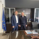 ΣΥΝΑΝΤΗΣΗ ΤΟΥ ΑΝΤΩΝΗ ΚΟΥΝΑΒΗ ΜΕ ΤΟΝ ΓΙΩΡΓΟ ΠΑΝΑΓΙΩΤΟΠΟΥΛΟ... Στο επίκεντρο η συνεργασία του Επιμελητηρίου με το Πανεπιστήμιο Πατρών για τη σύνδεσή του με την πόλη