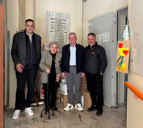 Το Επιμελητήριο Αχαΐας στην «Κιβωτό της Αγάπης»