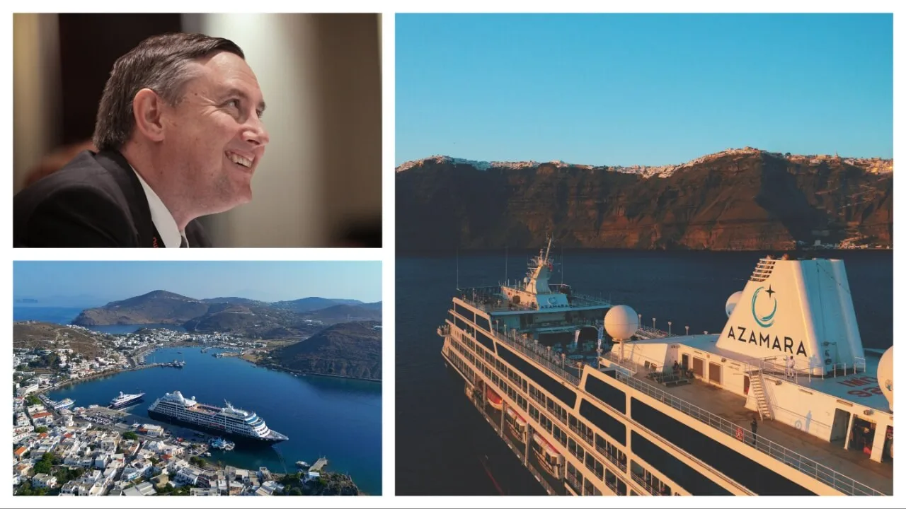 Η Seatrade Cruise καταγράφει το ενδιαφέρον της Azamara για την Πάτρα